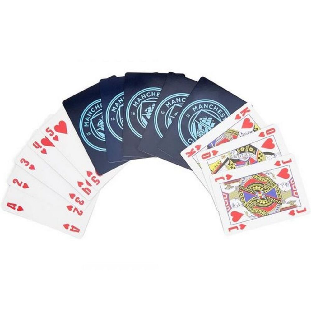 Manchester City FC Crest Playing Card Deck / Navy Print